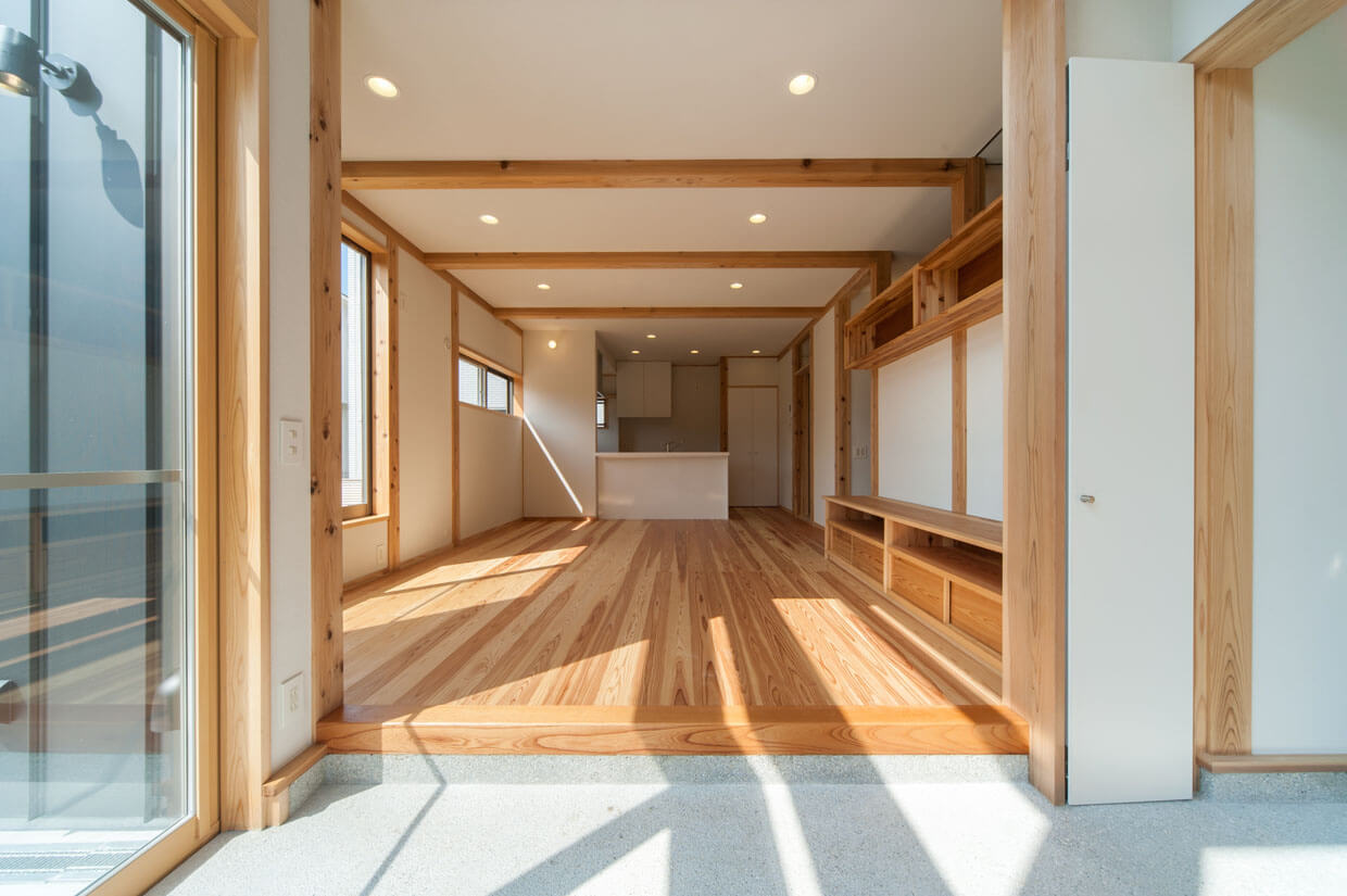 イメージ：木で建築された室内